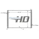 International HDC010921PA Radiator Plastic/alum; 2008 Intl Workstar 74 7500;. Fixed Price $1167.07.