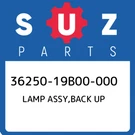 36250-19B00-000 Suzuki Lamp Assy,back Up 3625019B00000, New Genuine Oem Part. Fixed Price $71.99.
