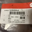 5260952 Cummins Water Tube. Fixed Price $75.00.