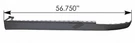 Freightliner Cascadia 2008-2017 Front Passenger Side Fairing Skirt 22-61139-001. Fixed Price $129.95.