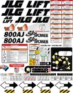 Fits Jlg 800AJ Boom Lift Decal Kit 3M Vinyl Free Shipping. Fixed Price $259.95.